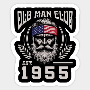 Old Man Club EST 1955 Sticker